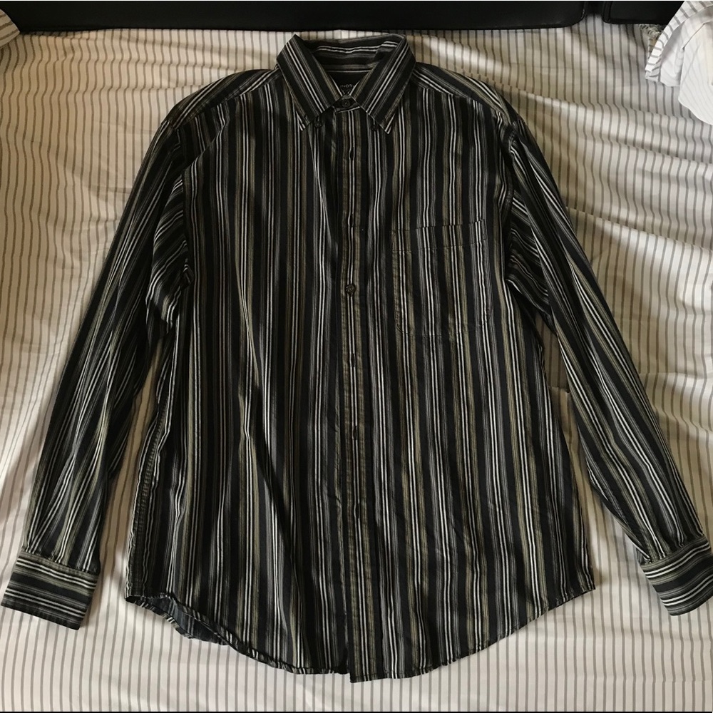 Vintage Stripped Button Down Shirt
